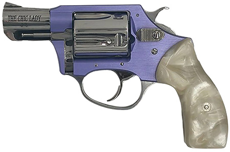 Charter Arms 53849 Undercover Lite Chic Lady Small 38 Special 5rd 2" Stainless High Polished  &  Cylinder, Lavender Aluminum Frame, Pearl Grip, Exposed Hammer