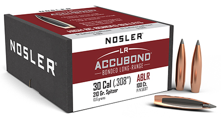 Nosler 58317 AccuBond Long Range 30Cal 210gr Spitzer Point 100/Box