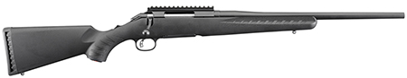 Ruger 6907 American Compact 308 Win 4+1 18" Matte Black Steel Barrel, Matte Black Steel Receiver w/Picatinny Rail, Black Fixed Synthetic Stock, Right Hand