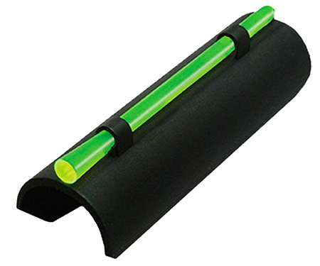 HiViz MPB MPB Plain Barrel Snap-On Front Sight  Black | Green/Red Fiber Optic