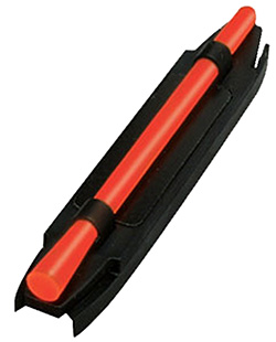 HiViz S300R S-Series Magnetic Front Sight  Black | Red Fiber Optic