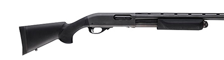 Hogue 08732 OverMolded Combo Kit Black Synthetic with Forend  &  12" LOP for Remington 870