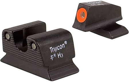 Trijicon 600624 HD Night Sights  Green/Tritium Orange Outline Front Sight-Green Tritium Black Outline Rear Sight Beretta PX4