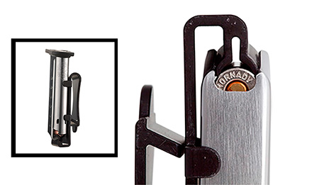 Versacarry 2843 Versacarrier Magazine Carrier IWB/OWB Belt Clip Mount, Fits Single Stack 40 S&W
