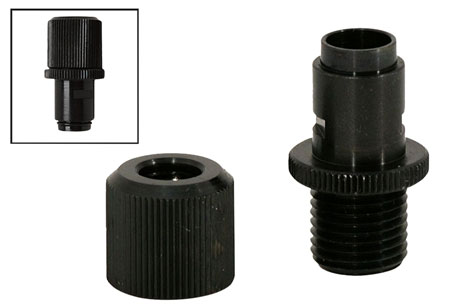 Walther Arms 512105 Threaded Barrel Adapter  P22 Black Nitride Stainless Steel 1/2"-28 tpi Handgun