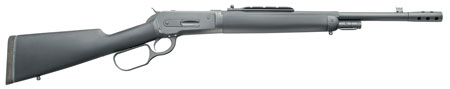 Taylors  &  Company 220091 1886 Ridge Runner Take Down 45-70 Gov Caliber with 4+1 Capacity, 18.50" Barrel, Blued Metal Finish  &  SoftTouch Black Synthetic Stock Right Hand (Full Size)