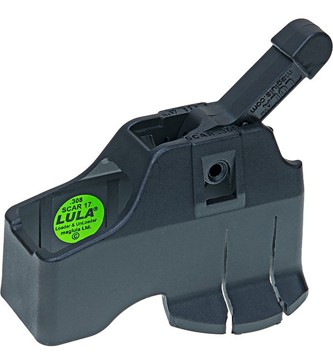Maglula LU24B LULA Loader  &  Unloader Made of Polymer with Black Finish for 308 Win, 7.62x51mm NATO FN SCAR17, SCAR H