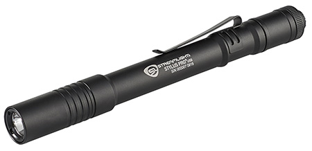 Streamlight 66133 Stylus Pro USB PenLight  Black Anodized 90/350 Lumens White LED