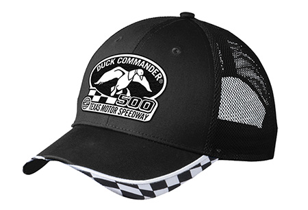 Duck Commander DHDC50001 Sports Cap  Duck Commander Texas Motor Speedway DHDC50001 Logo Hat Mesh Black One Size Cotton/Poly Mesh