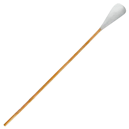 RamRodz 45075 Barrel  &  Breech Cleaning Swabs 45 Cal Handgun Firearm Cotton/Bamboo 8" Long 100 Per Pkg
