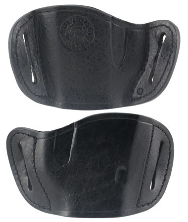 Bulldog MLBL Molded  OWB Black Leather Belt Slide Fits Glock Fits Ruger P85 Fits S&W M & P 40 Right Hand
