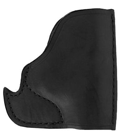 Bulldog MLBIP Inside The Pocket  Black Leather Fits Micro Pistols 22/25/380 Fits Ruger LCP/Walther PPK Ambidextrous