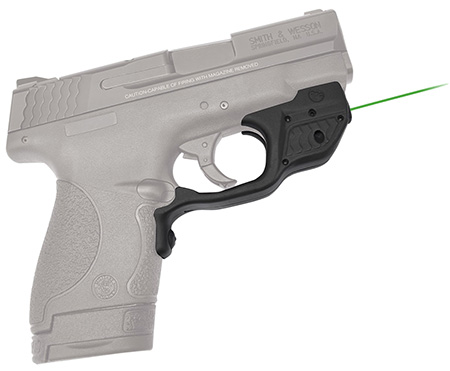 Crimson Trace 0144901 Laserguard  S&W M & P Shield/Shield M2.0, Green Laser Black Polymer