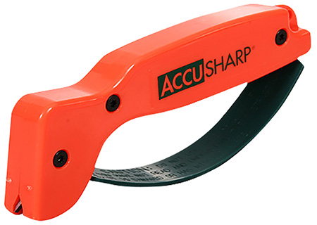 AccuSharp 014C Sharpener  Hand Held Tungsten Carbide Sharpener Orange
