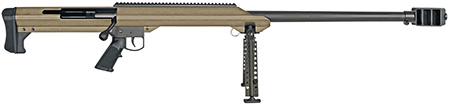 Barrett 13273 M99  50 BMG 32" 1rd Flat Dark Earth Cerakote Flat Dark Earth Fixed w/Sorbothane Recoil Pad Stock Black Polymer Grip Right Hand