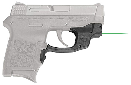 Crimson Trace 0143901 Laserguard  Fits S&W M & P Bodyguard .380, Green Laser Black Polymer