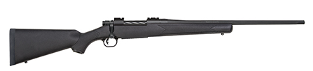 Mossberg 27892 Patriot  Full Size 30-06 Springfield 5+1 22" Matte Blued Fluted Barrel, Drilled  &  Tapped Matte Blued Stainless Steel Receiver, Black Fixed Synthetic Stock, Right Hand