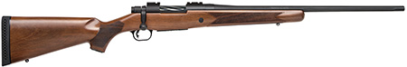 Mossberg 27849 Patriot  Full Size 7mm-08 Rem 5+1 22" Matte Blued Fluted Barrel, Drilled  &  Tapped Matte Blued Stainless Steel Receiver, Walnut Fixed Stock, Right Hand