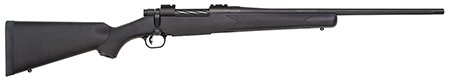 Mossberg 27877 Patriot  Full Size 25-06 Rem 5+1 22" Matte Blued Fluted Barrel, Drilled  &  Tapped Matte Blued Stainless Steel Receiver, Walnut Fixed Stock, Right Hand