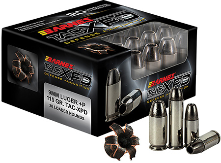 Barnes Bullets 21550 TAC-XPD Defense Handgun 357Mag 125gr 20 Per Box/10 Case
