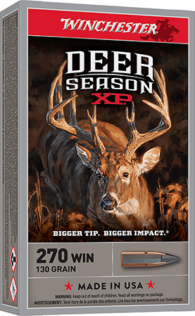Winchester Ammo X270DS Deer Season XP 270Win 130gr Extreme Point 20 Per Box/10 Case