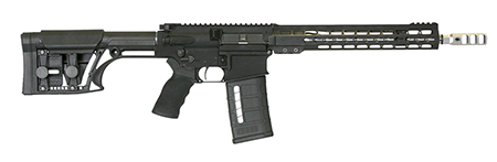ArmaLite AR103GN13 AR-10 Competition 308 Win 25+1 13.50" Barrel, Black Hard Coat Anodized Receiver,  Adjustable Luth-AR MBA-1 Stock, Optics Ready