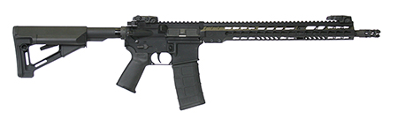 ArmaLite M15TAC16 M-15 Tactical 5.56x45mm NATO 30+1 16" Barrel, Black Hard Coat Anodized Receiver,  Adjustable Magpul STR Collapsible Stock, Magpul MBUS Front  &  Rear Sights, Flash Hider, Optics Ready