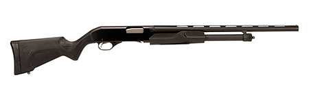 Stevens 22437 320 Field Compact 20 Gauge Pump 3" 5+1 22" Matte Black Vent Rib Barrel, Matte Black Aluminum Receiver, Fixed Matte Black Synthetic Stock, Ambidextrous