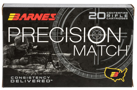 Barnes Bullets 30728 Precision Match  338Lapua Mag 300gr Open Tip Match Boat Tail 20 Per Box/10 Case