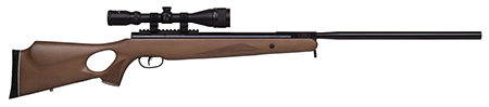 Benjamin BT725WNP Trail XL  Nitrogen Piston 25 Pellet Black Hardwood Fixed Thumbhole Stock 3-9x40mm AO