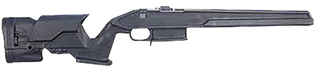 Archangel AA700A Precision Stock  Black Synthetic Fixed with Aluminum Bedding  &  Adjustable Cheek Riser for Remington 700 Short Action