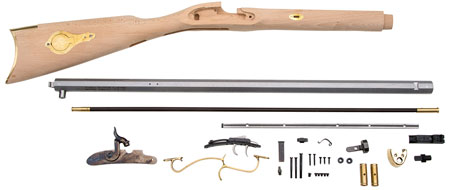 Traditions KRC52408 St. Louis Hawken Rifle Kit 50 Cal 28" Sidelock Action