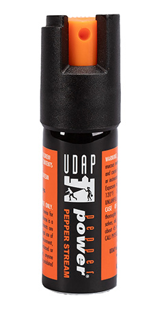 UDAP 2VC Pepper Spray Stream 11g OC Pepper Range 10 ft .4 oz
