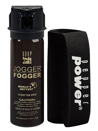 UDAP 3PWH Jogger Fogger Pepper Spray OC Pepper 10 ft Range 1.90 oz