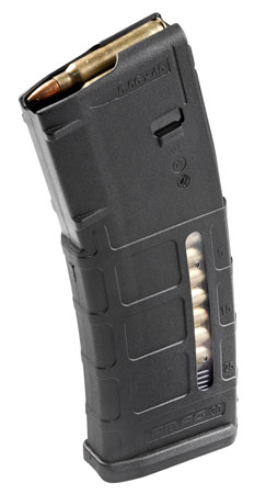 Magpul MAG570BLK PMAG GEN M2 MOE 30rd Detachable w/Capacity Window 223 Rem/5.56x45mm NATO Fits AR-15/M16/M4 Black Polymer