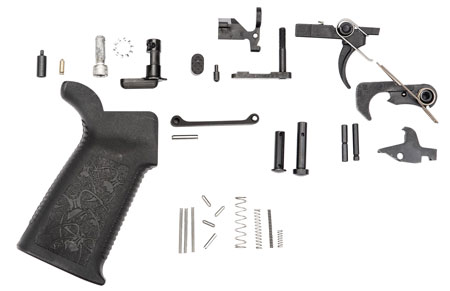 Spikes Tactical SLPK101 Lower Parts Kit  Multi-Caliber Black Oxide Stainless Steel AR-Platform
