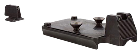 Trijicon 600757 Bright  &  Tough Night Sights  Green/Tritium Black Outline Front Sight-Green Tritium Black Outline Rear Sight RMR/SRO 1911/2011