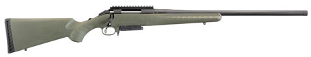 Ruger 26922 American Predator  Full Size 6.5 Grendel 10+1 22" Matte Black Threaded Barrel, Matte Black Steel Receiver w/Picatinny Rail, Moss Green Fixed Synthetic Stock, Right Hand