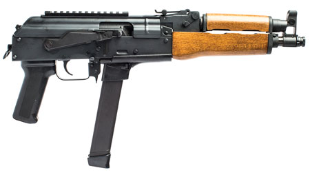 Century Arms HG3736N Draco NAK9 9mm Luger 33+1 11.14" Barrel, Stamped Receiver, Picatinny Optics Rail, Polymer Grip, Includes 1 Magazine, (Glock 17  &  19 Magazine Compatible)