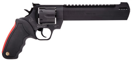 Taurus 2-440081RH Raging Hunter  44 Rem Mag 6rd 8.37" Black Stainless Steel Barrel Matte Black Oxide Steel Frame  &  Cylinder Black Rubber with Integrated Red Cushion Insert Grip