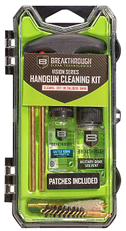 Breakthrough Clean BTECC9 Vision Series Cleaning Kit 9mm  &  38 Cal Pistol/9 Pieces Multi-Color