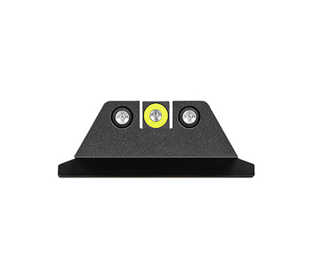 Night Fision SAW201003YGZ Tritium Night Sights for Smith  &  Wesson  Green Tritium Yellow Outline Front Sight-Green Tritium Black Outline Rear Sight M & P/M & P M2.0