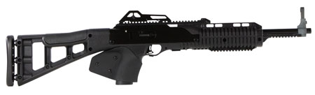 Hi-Point 995TSCA 995TS Carbine *CA Compliant 9mm Luger Caliber with 16.50" Barrel, 10+1 Capacity, Black Metal Finish, Black All Weather Molded Stock  &  Black California Paddle Grip Right Hand