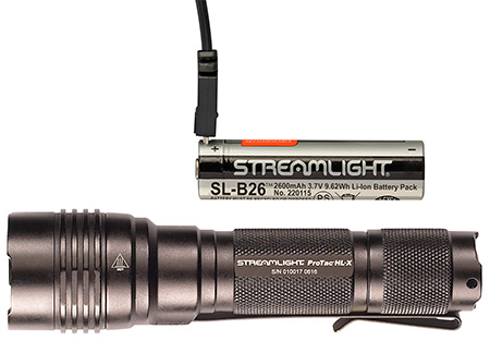 Streamlight 88084 ProTac HL-X USB Flashlight  Black Anodized 65/400/1000 Lumens   White LED