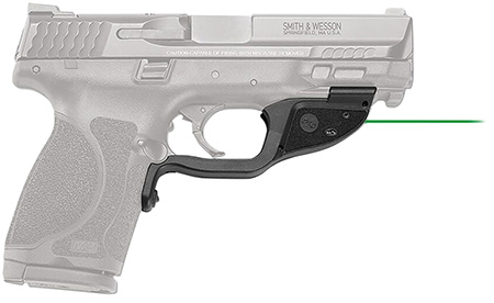 Crimson Trace 0174501 Laserguard  Fits S&W M & P M2.0, Green Laser Black Polymer, Trigger Guard Mount