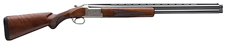 Browning 018142305 Citori White Lightning 12 Gauge with 26" Polished Blued Barrel, 3" Chamber, 2rd Capacity, Silver Nitride Metal Finish  &  Gloss Oil Black Walnut Stock Right Hand (Full Size)