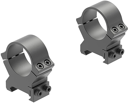 Leupold 174082 PRW2 Cross-Slot  Matte Black 1" High