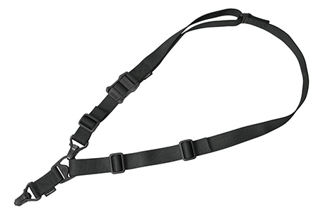 Magpul MAG514BLK MS3 Gen2 Sling Black Nylon 48"-60" OAL Adjustable One-Two Point Rifle