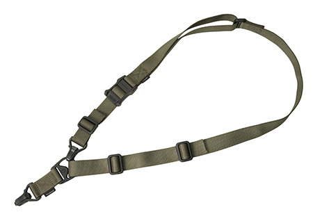 Magpul MAG514RGR MS3 Gen2 Sling Ranger Green Nylon 48"-60" OAL Adjustable One-Two Point Rifle