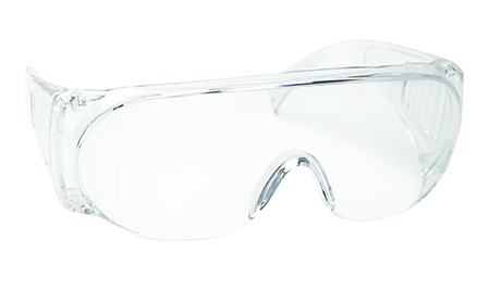 Walker's GWPFCSGLCLR Sport Glasses Full Coverage Adult Clear Lens Polycarbonate Clear Frame